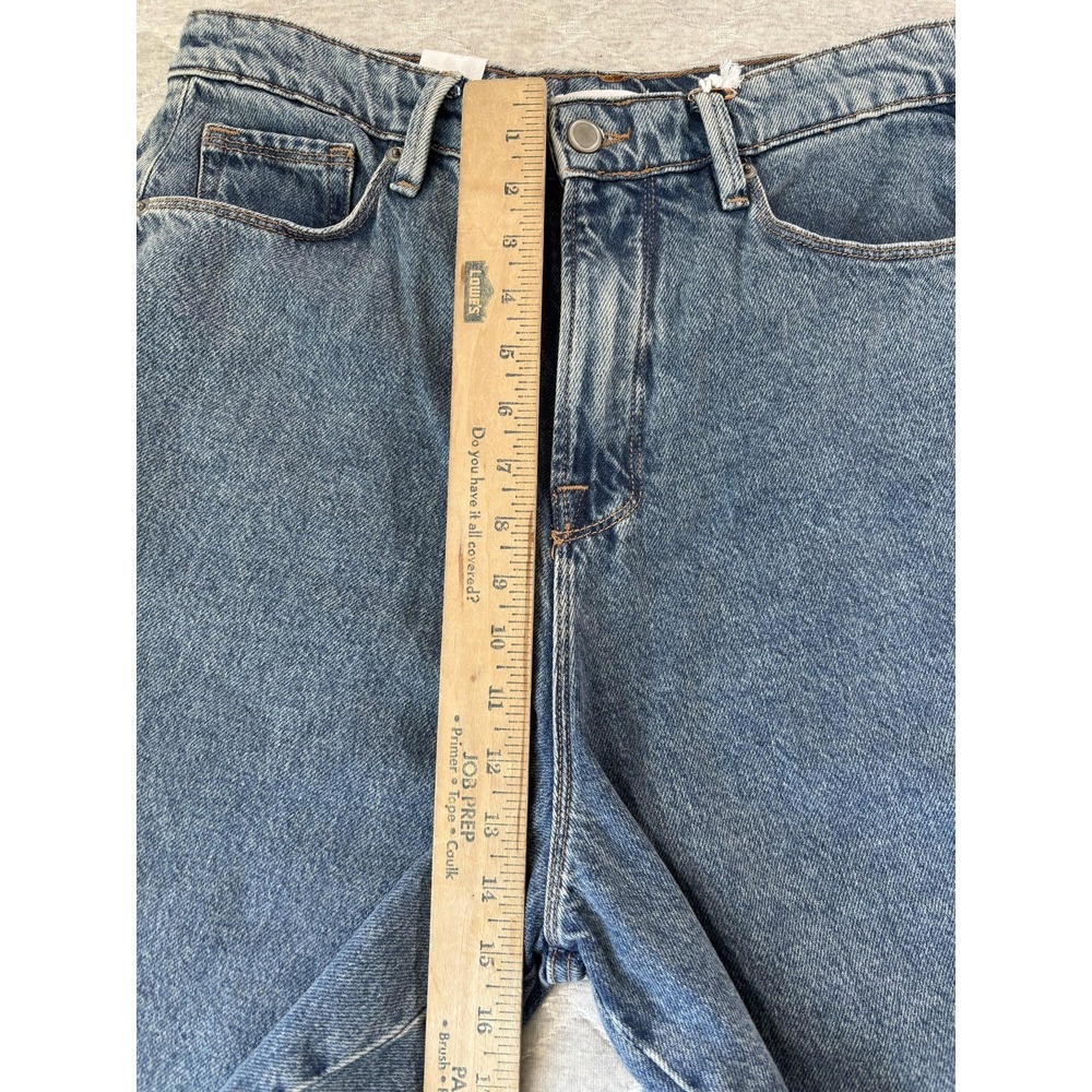 Good American Jeans Womens 6/28 Blue High Rise Paneled Wide Leg Denim Baggy - Picture 9 of 10
